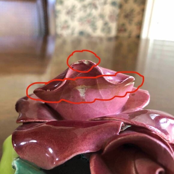 California pottery - Johannes Brahm floral lidded trinket box - Picture 12 of 12